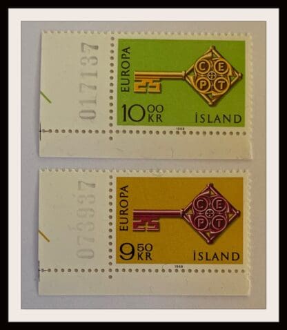 Island Scott # 396-397 Mint Never Hinged (Europa)