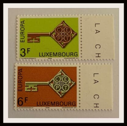 Luxembourg Scott # 466-467 Mint Never Hinged (Europa)