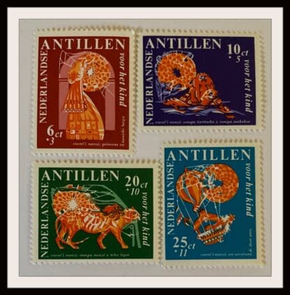 Netherlands Antilles Scott #B81-B84 Mint Never Hinged