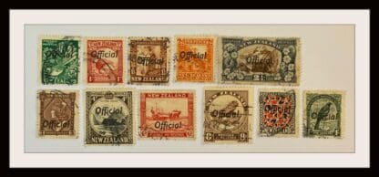 New Zealand Scott # O61-O70 Used