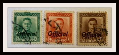 New Zealand Scott # O72-O74 Used