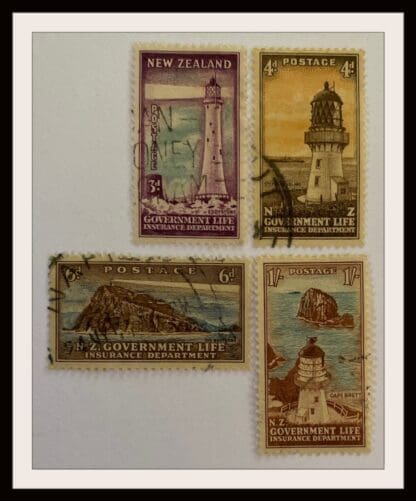 New Zealand Scott # OY33-OY36 Used