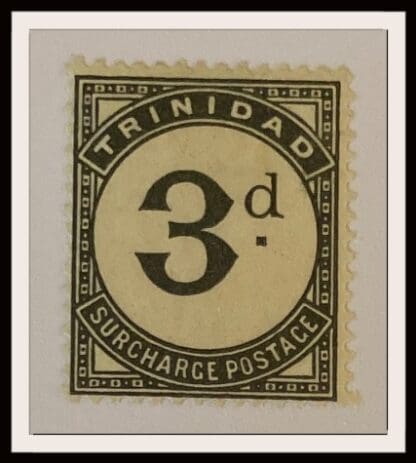 Trinidad Scott #J4 Mint Hinged