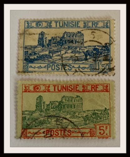 Tunisia Scott # 102/109 Used