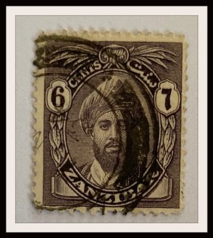 Zanzibar Scott # 187 Used