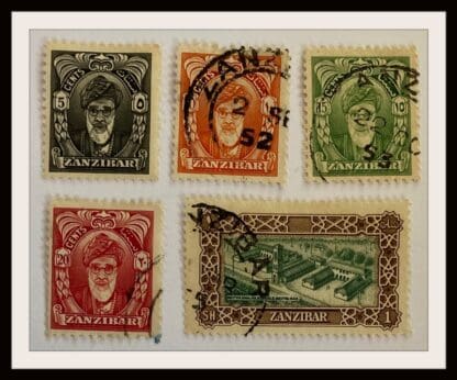 Zanzibar Scott # 230-233/239 Used