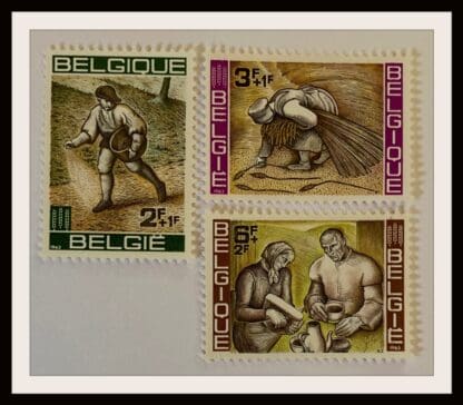 Belgium Scott # B733-B735 Mint Never Hinged