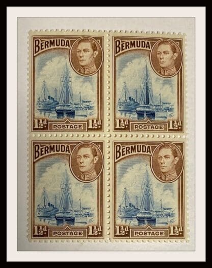 Bermuda Scott # 119a Mint Never Hinged Block