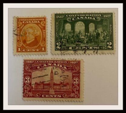 Canada Scott # 141-143 Used