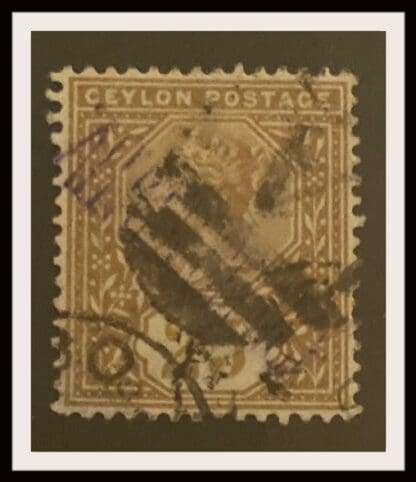 Ceylon Scott # 138 Used