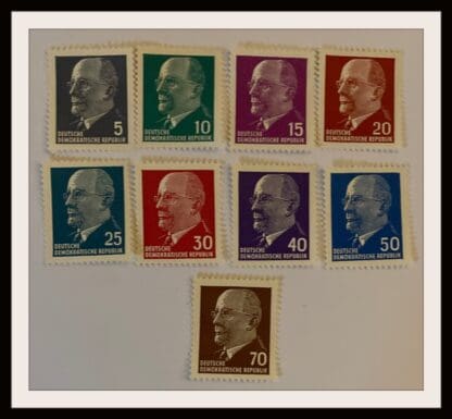 Germany DDR Scott # 582-589/590 Mint Never Hinged