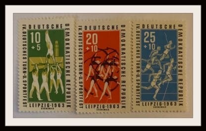 Germany DDR Scott # B103-B105 Mint Never Hinged