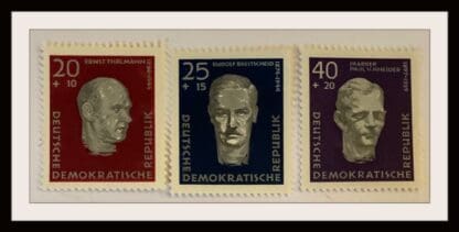 Germany DDR Scott # B33-B35 Mint Never Hinged