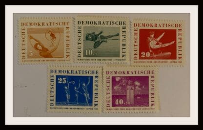 Germany DDR Scott # B44-B48 Mint Never Hinged