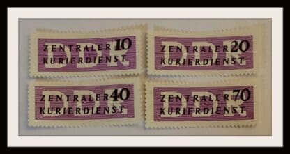 Germany DDR Scott # O33-O36 Mint Never Hinged