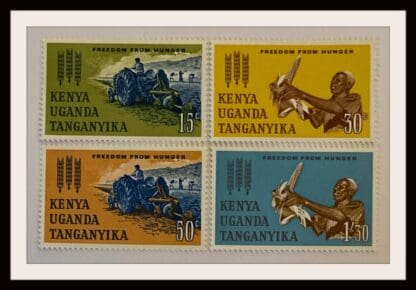 Kenya Uganda & Tanganyika Scott# 136-139 Mint Never Hinged