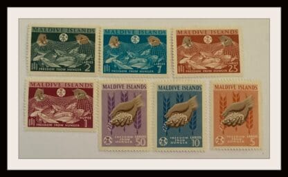 Malaya Scott# 117-123 Mint Never Hinged