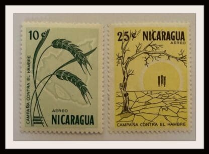 Nicaragua Scott# C521-C522 Mint Never Hinged