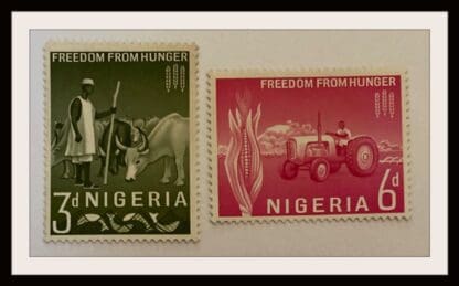 Nigeria Scott# 141-142 Mint Never Hinged