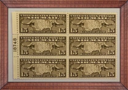 Scott # C8 Mint Never Hinged Plate Block of 6