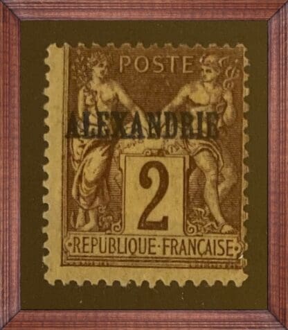 France Alexandria Scott # 2 Mint Hinged