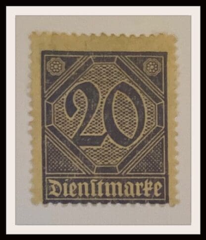 Germany Scott O5 Mint Hinged