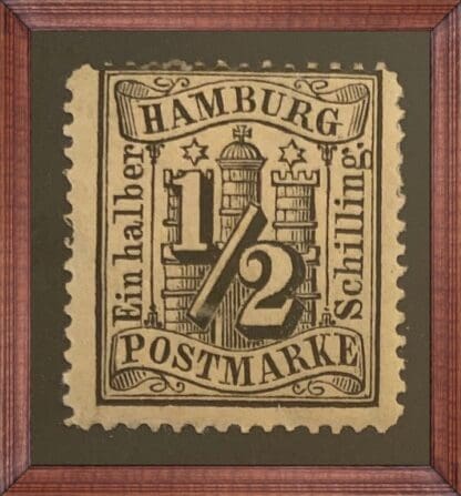 Germany Hamburg Scott # 13 Mint Hinged