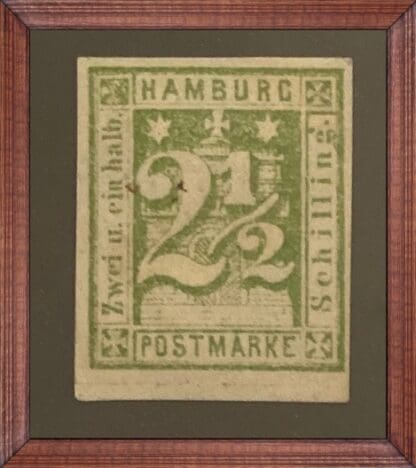 Germany Hamburg Scott # 23 Mint NO GUM