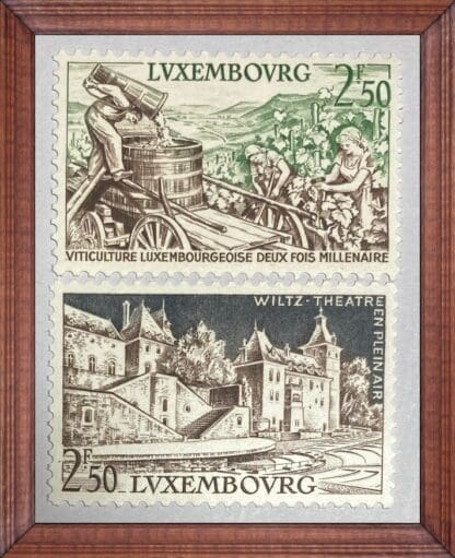 Luxembourg Scott # 344-345 Mint Never Hinged