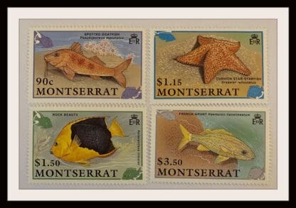 Montserrat Scott # 758-761 Mint Never Hinged