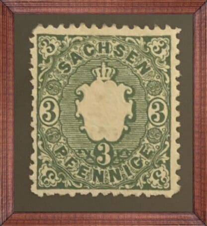 Saxony Scott # 15 Mint Hinged