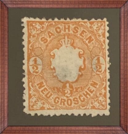 Saxony Scott # 16 Mint Hinged