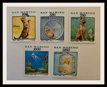 San Marino Scott # 1237-1241 Mint Never Hinged