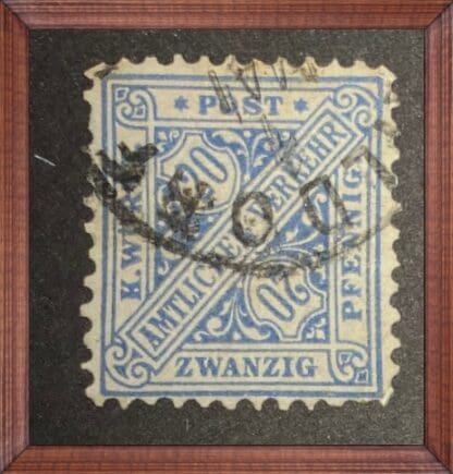 Germany Wurttemberg Scott # O100 Used