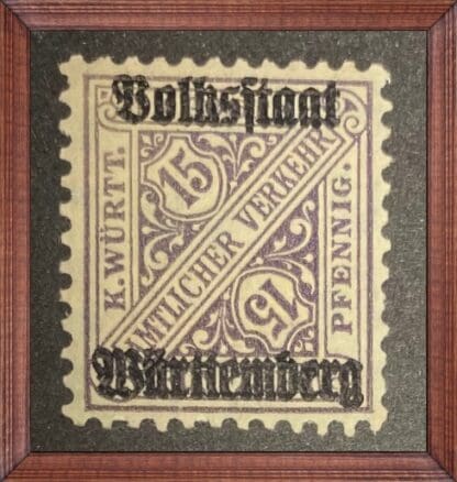 Germany Wurttemberg Scott # O155 Used