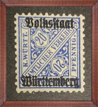 Germany Wurttemberg Scott # O156 Mint Hinged