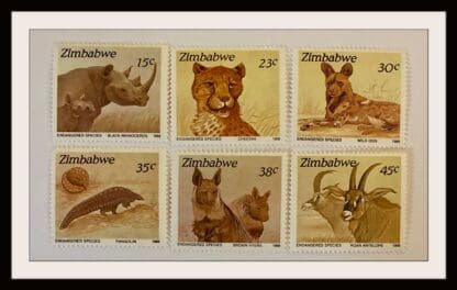 Zimbabwe Scott # 594-599 Mint Never Hinged