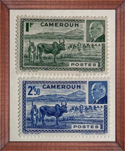 Cameroun Scott # 281A-281B Mint Hinged