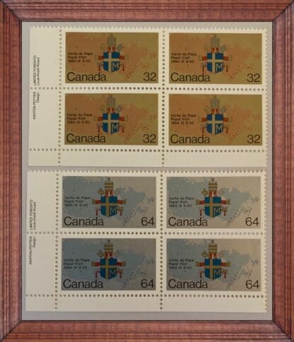 Canada Scott# 1030-1031 Mint Never Hinged Plate Blocks