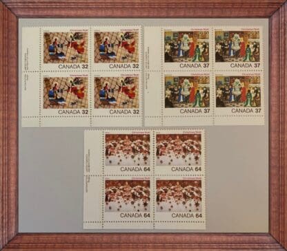 Canada Scott# 1040-1042 Mint Never Hinged Plate Blocks