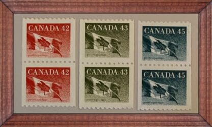 Canada Scott # 1394-1396 Mint Never Hinged Pairs