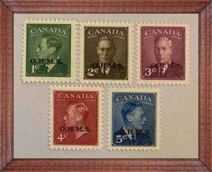 Canada Scott # O12-O15a Mint Never Hinged