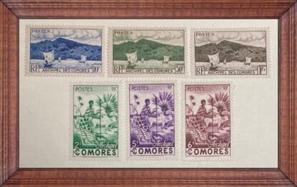 Comoros Islands Scott # 30-35 Mint Hinged