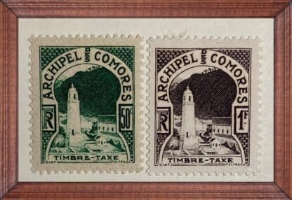 Comoros Islands Scott # J1-J2 Mint Hinged