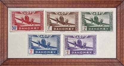 Dahomey Scott # C6-C10 Mint Hinged