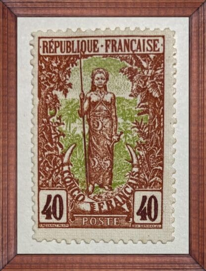 French Congo Scott # 44 Mint NO GUM