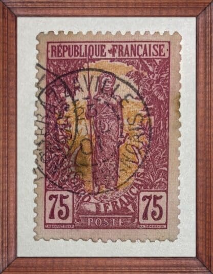 French Congo Scott # 46 Used