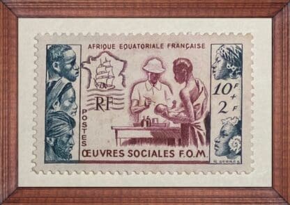 French Equatorial Africa Scott # B39 Mint NO GUM