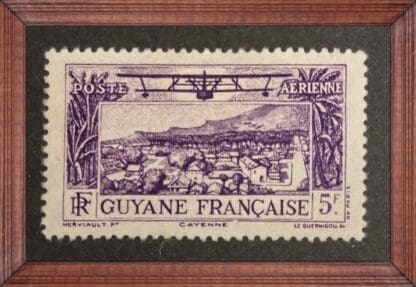 French Guiana Scott # C6 Mint Hinged