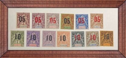 Gabon Scott # 72-84 Mint Hinged